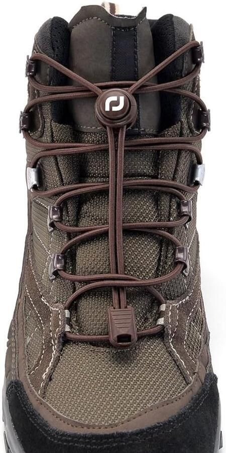 Extra lange elastische schoenveters Ronde laarsveters voor wandelschoenen en sneakers