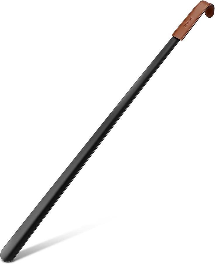 Extra Lange Schoenlepel Roestvrij Staal Metalen Schoenlepel voor Laarzen en Grote Maten