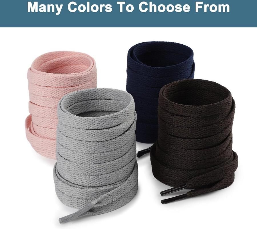 Extra Sterke Ronde Veters voor Werklaarzen Wandelschoenen en Sneakers