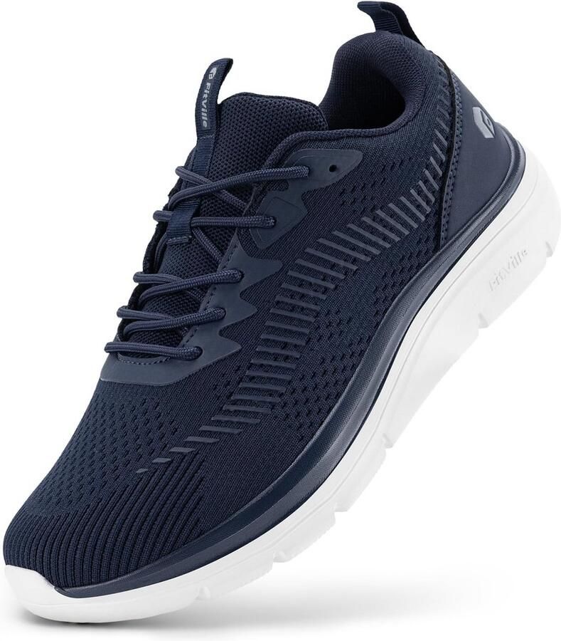 Extra Wijde Wandelschoenen Heren Ademend Comfortabele Sportschoenen voor Brede Voeten