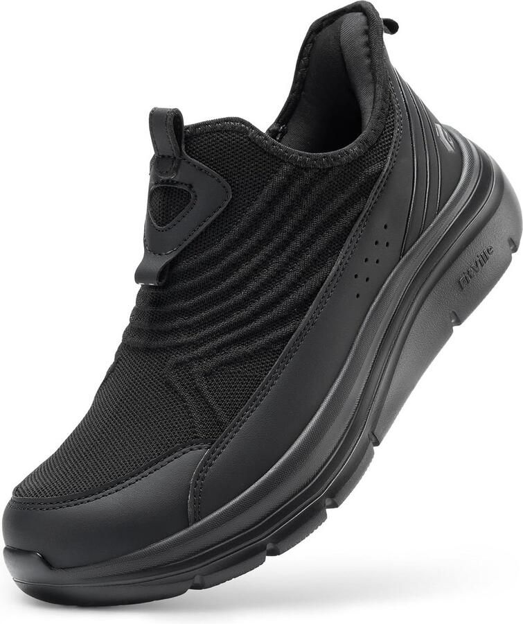 Comfortabele Instapschoenen Heren Extra Breed voor Wandelen en Sporten