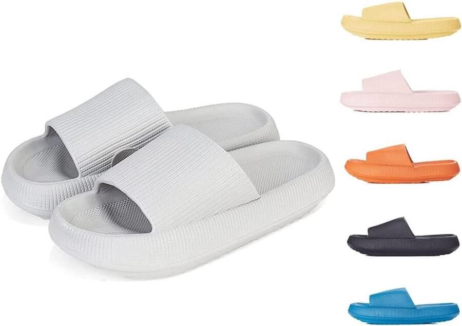 Extra Zachte Cloud Slippers Hoge Zool Antislip Sneldrogend