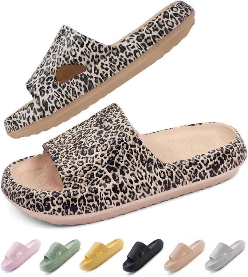 Extra Zachte Wolken Pantoffels met Dikke Antislip Zool Unisex Badkamer & Badslippers