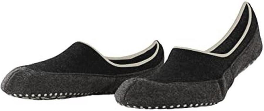 FALKE Men's Cosyshoe Invisible Slippers Sock Non-Slip Nubs on the Felt Sole Footies Comfortable Warm Plush Breathable Climate Regulating Odor Inhibiting Wool 1 Pair