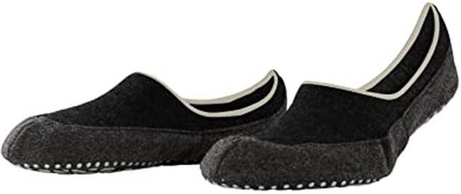 FALKE Men's Cosyshoe Invisible Slippers Sock Non-Slip Nubs on the Felt Sole Footies Comfortable Warm Plush Breathable Climate Regulating Odor Inhibiting Wool 1 Pair