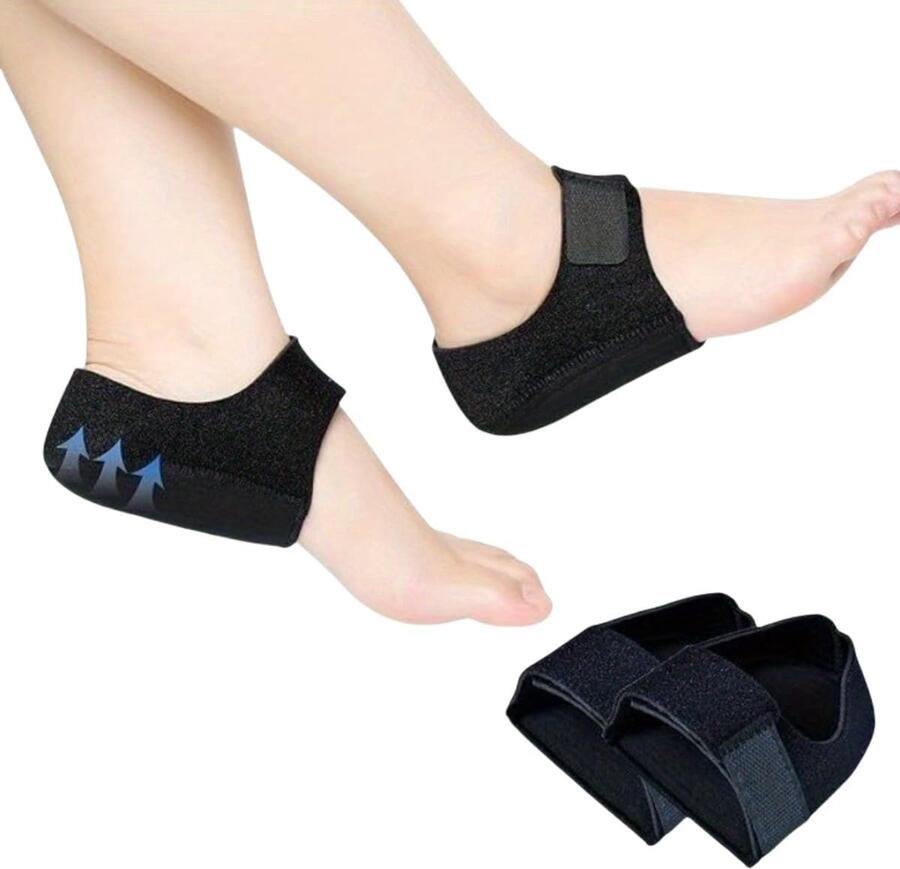 Fasciitis-hielbescherming (verpakking van 2 stuks) gel-hielkussen