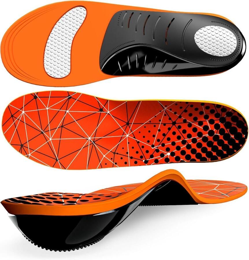 Fasciitis orthopedische inlegzolen Welnove Arch Support inlegzolen voor voetpijn platvoeten pronatie pijnverlichting schokdemping hoogte verhogen inlegzolen nen en