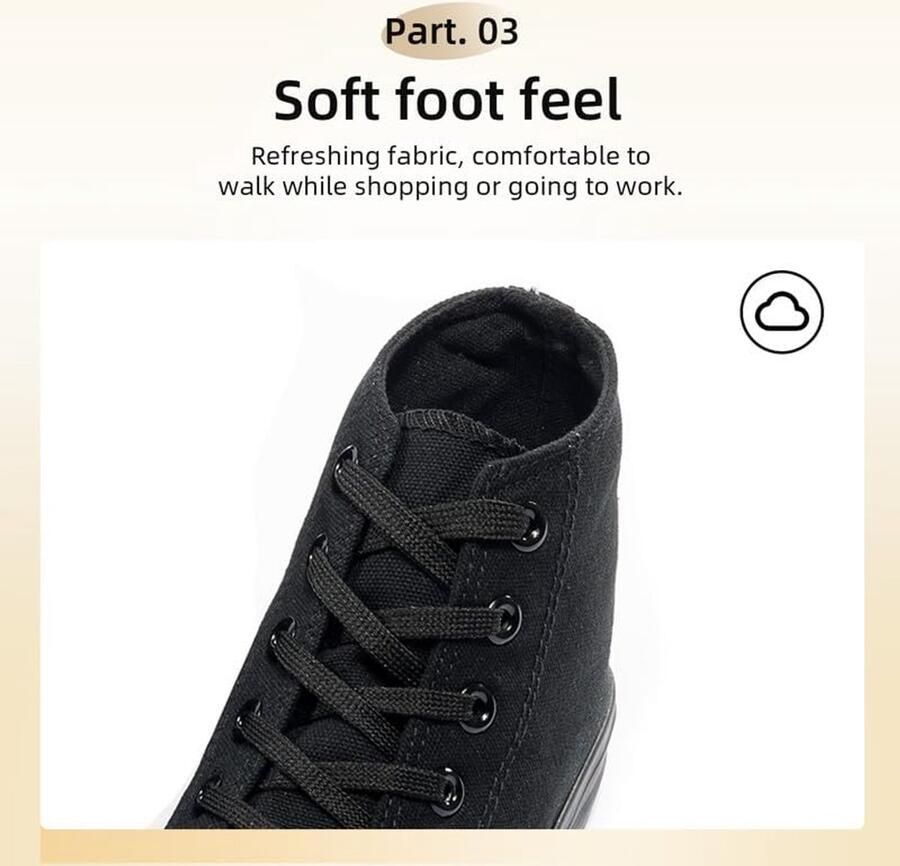 Fashion Trainers Hoge Top Canvas Schoenen voor nen Klassieke Lace Up Plimsolls Pumps Sneakers Casual Tennis Wandelschoenen