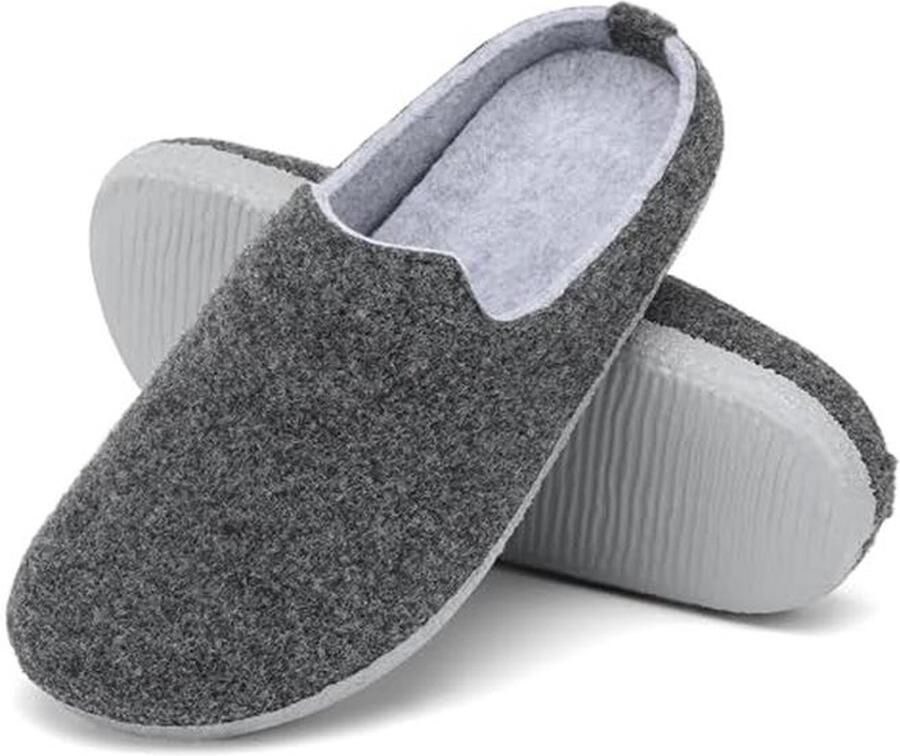 Felt Slippers for Winter Comfortable Indoor Footwear for and ) - Foto 1