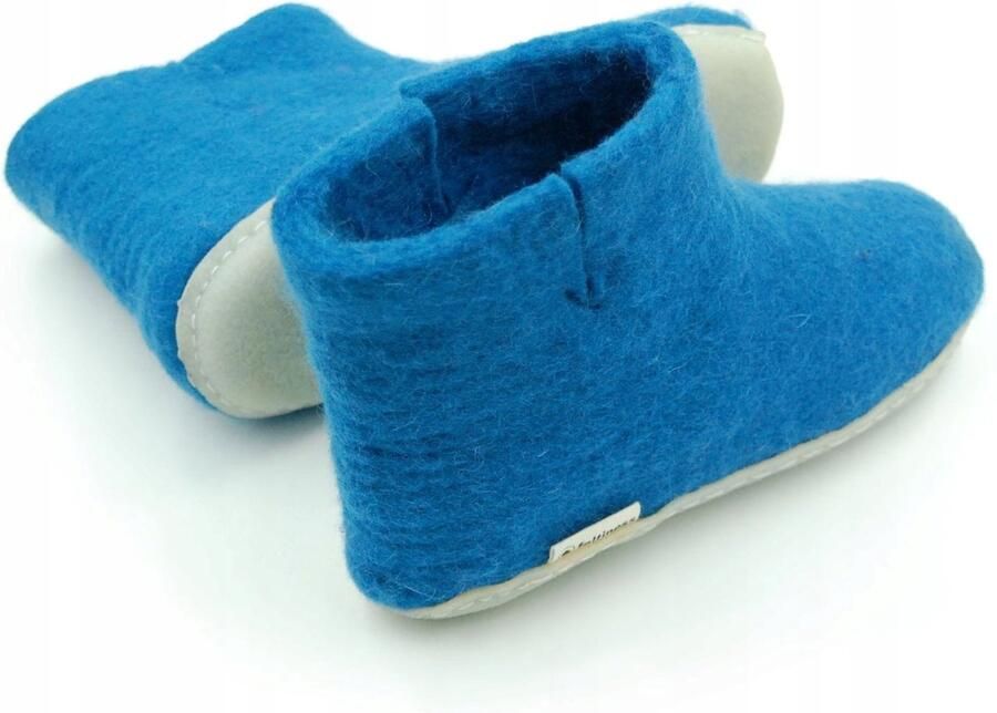 Feltiness Pantoffels van Wol Handgemaakt