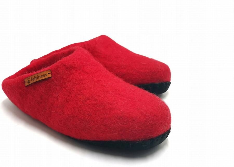 Feltiness Vilten Pantoffels Dames Wol Handgemaakt