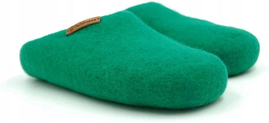 Feltiness Vilten Pantoffels Wol Groen