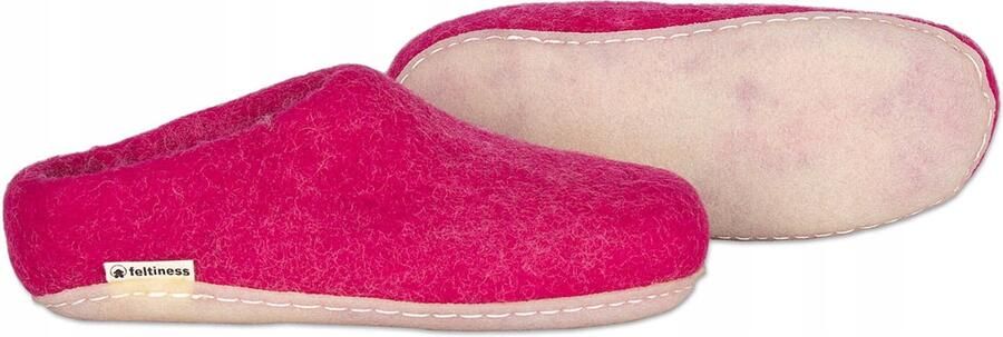 Feltiness Vilten Pantoffels Wol Roze