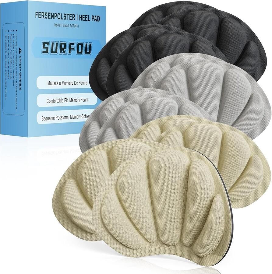 Fersenkussens voor optimale bescherming van de hielen 6 paar hakkenpolsters voor schoenen comfortabele en ade de voetbescherming voor sneakers en laarzen