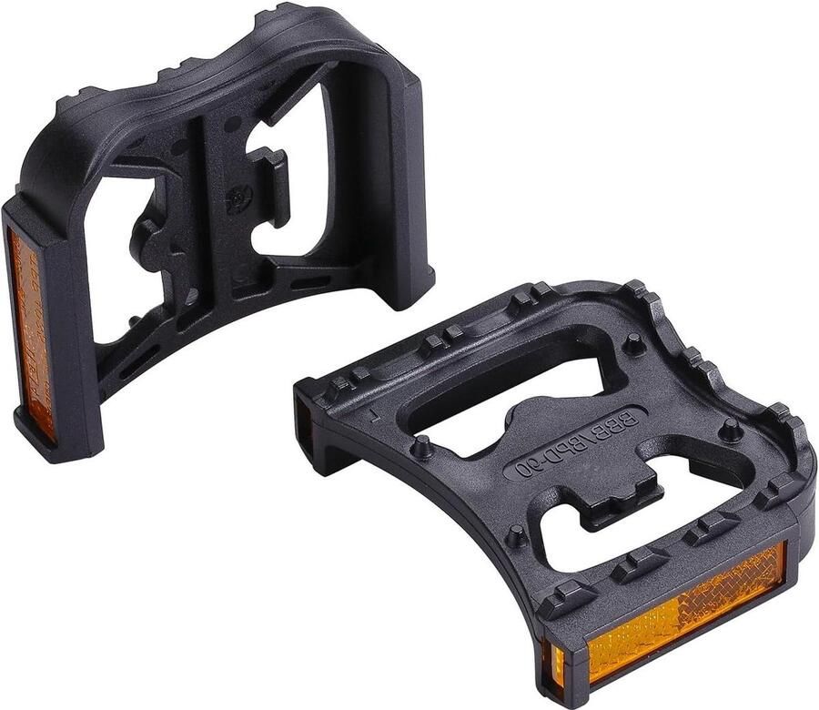 Fiets Pedaal Adapters SPD Converters Fietsen met Sneakers Eenvoudig Klik Systeem 1 Paar Zwart