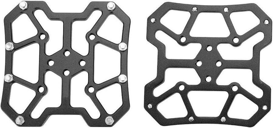 Fiets Pedaal Adapters SPD Pedalen Wisselen Tussen Fietsen Lichtgewicht Aluminium 1 Paar Zwart