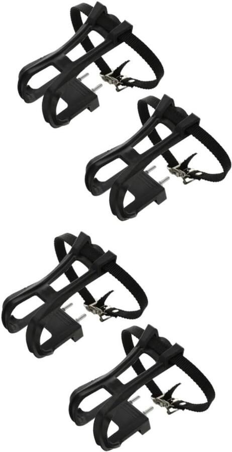 Fiets Pedaal Banden Pedalen Clips Fietspedalen Fietsen Verbeteren Duurzaam Kunststof Materiaal 13x Zwart
