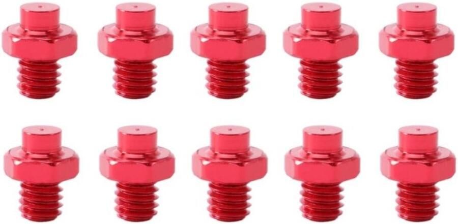 Fiets Pedaal Bouten Anti-skid Nail Schroef Verbeterde Grip Aluminiumlegering Materiaal M4 8x3.5mm Rood