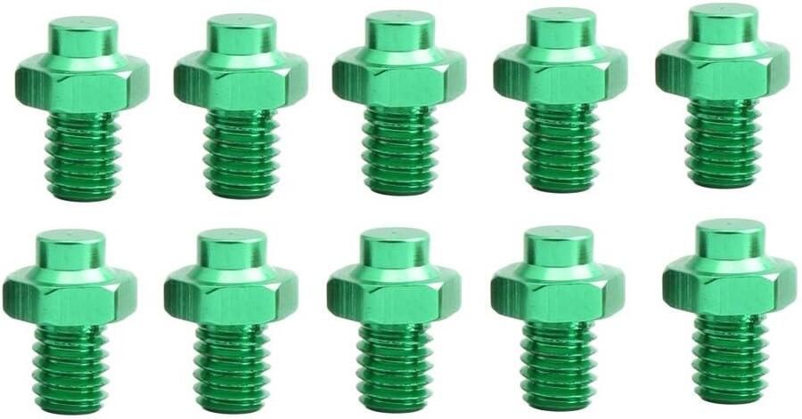 Fiets Pedaal Bouten Anti-Skid Nail Schroef Verbeterde Grip Fietsen Lichtgewicht Aluminium M4 8x3.5mm Groen