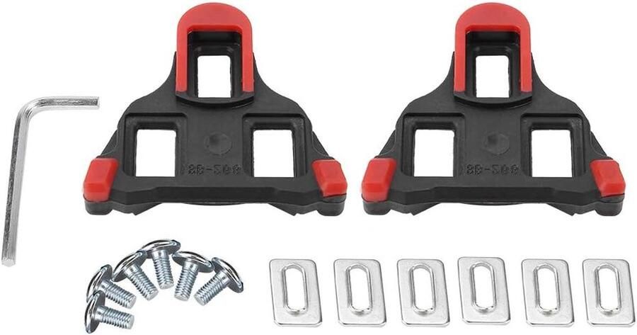 Fiets Pedaal Cleats Anti-slip Adapter Veiliger Fietsen Lichtgewicht ABS Materiaal 7.5 x 8 x