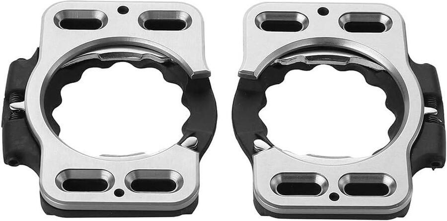 Fiets Pedaal Clips Pedaal Adapters Spin Fietsen Verstelbare Riemen 1 Paar Zwart