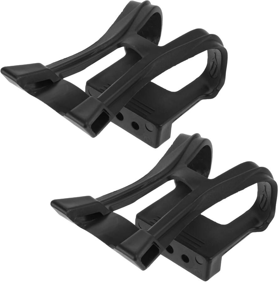 Fiets Pedaal Clips Teen Clips Veilig Fietsen Versterkte Stabiliteit Zwart