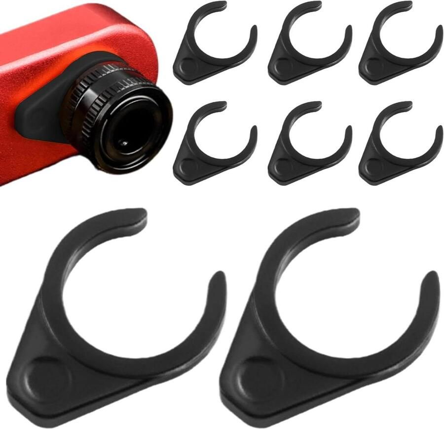 Fiets Pedaal Gespen Fietspedalen Clips Veilige Fietstocht Voorkomt Automatisch Ontgrendelen 10 stuks Zwart