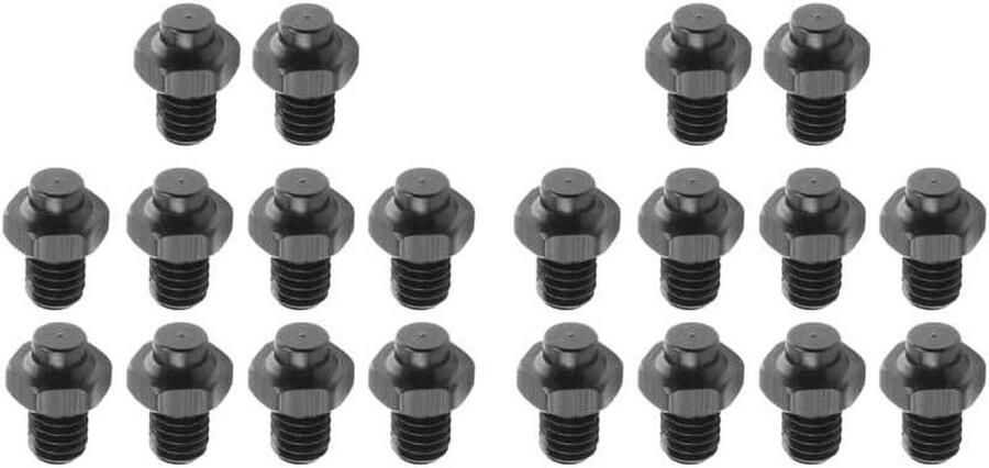 Fiets Pedaal Schroeven Vaste Studs Verbeteren Grip Corrosiebestendig 10 Stuks Zilver
