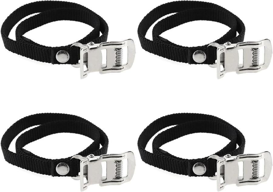 Fiets Pedaal Teen Rie Pedaal Clips Vervanging Fietsen Stabiliseren Nylon Slijtvast Materiaal 50x Zwart