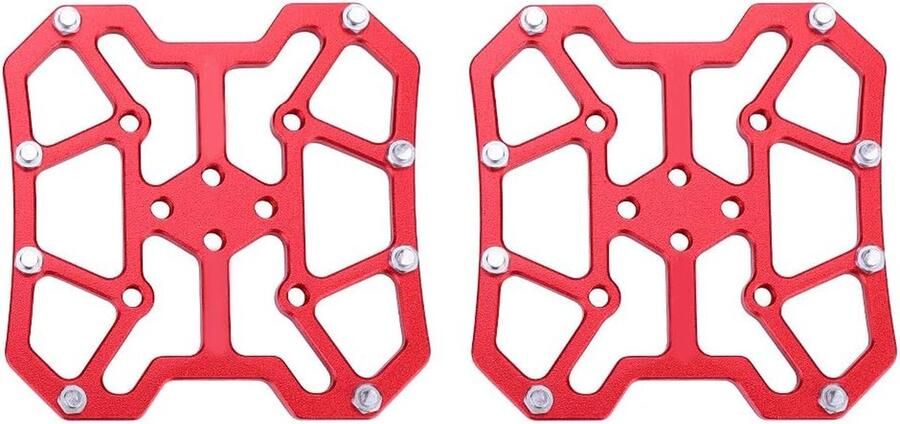 Fiets pedaaladapters Klikpedaal platform Fietsen Klikloos 12 x 12 x Rood