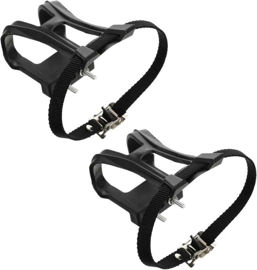 Fiets Pedaalbanden Teenclips Fietsen Verstelbaar 13x Zwart