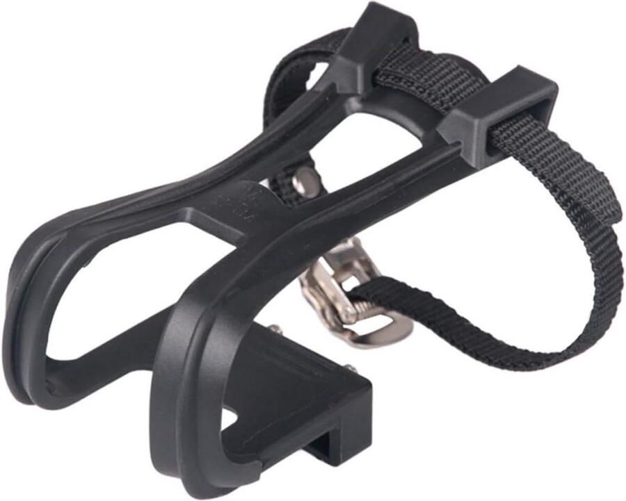 Fiets Pedaalrie Teenclips Fietsen Verbeteren Verstelbare Riem 13 x 35 x Zwart