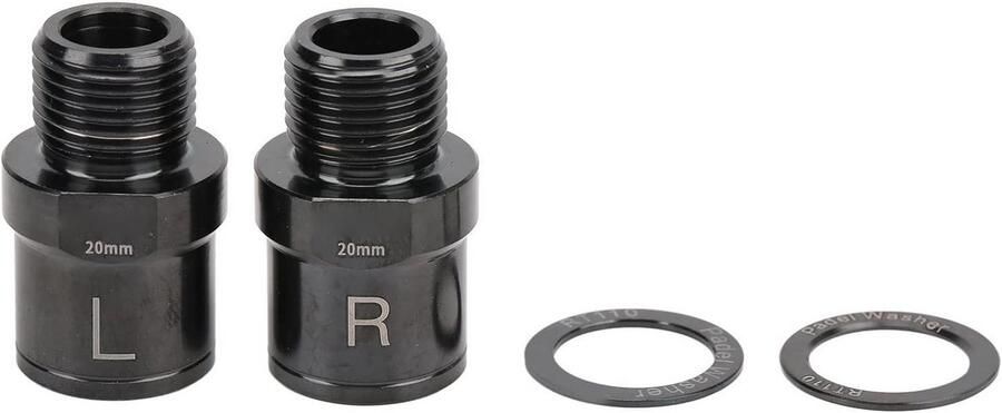 Fiets Pedaalverlengers 20mm Set voor Mountainbike en Racefiets Titanium Legering