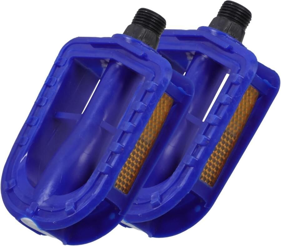 Fiets Pedalen Antislip Onderdelen Verbeterde Grip Rubberen Oppervlak 10.7 x Blauw