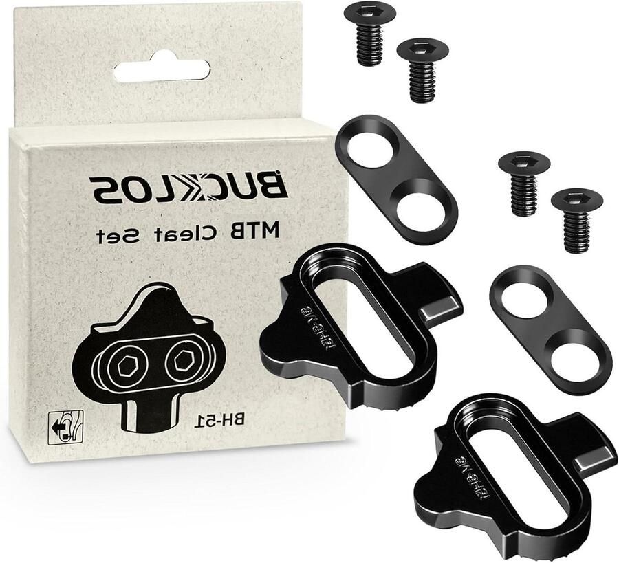 Fiets Pedalen Cleats SPD Cleats Fietsen Enkele Activering 16.89 x 11.30 x Zwart