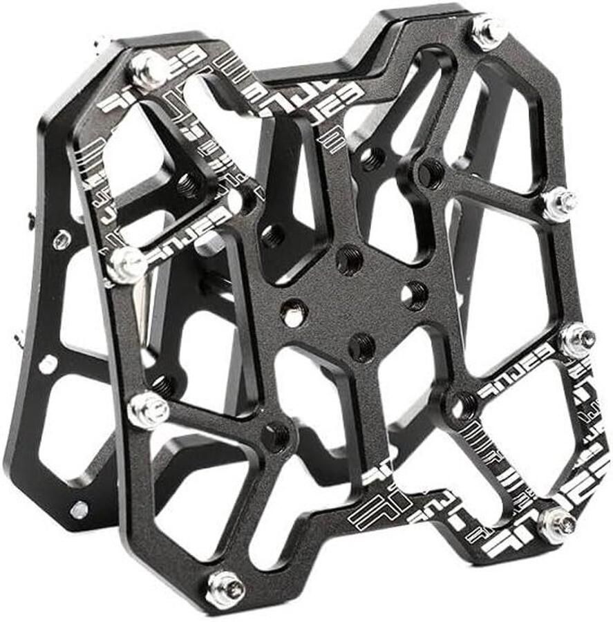 Fiets Pedalen Clipless Platform Fietsen Stabiliteit Antislip Spijkers 300 Grams Zwart