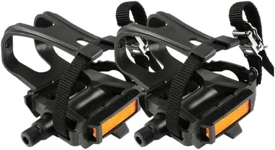 Fiets Pedalen Fietsonderdelen Veilig Fietsen Antislip Ontwerp 112x79mm Zwart