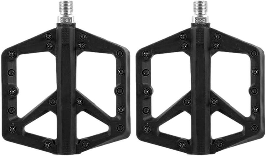 Fiets pedalen Fietsaccessoires Mountainbike pedalen Veilig Fietsen Vergroot Antislip Platform Standaard Maat Zwart