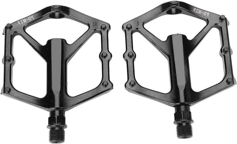 Fiets Pedalen Fietsaccessoires Sportief Fietsen Lichtgewicht Aluminium 15 x 10 x Zwart