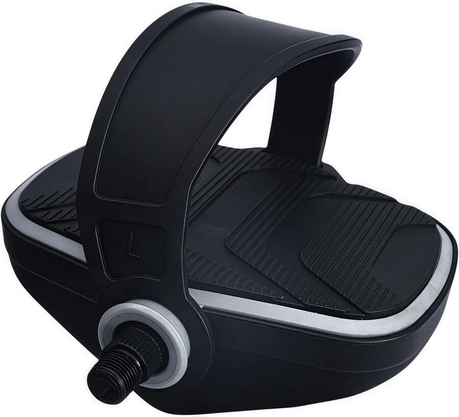 Fiets pedalen Hometrainer pedalen Binnen sporten Verstelbare banden 9 16 inch Zwart