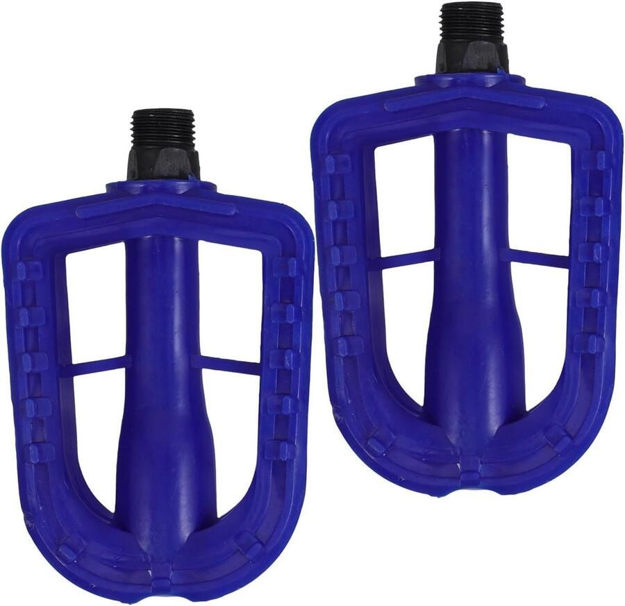 Fiets Pedalen Kind Pedaal Veilig Fietsen Textuur Anti-slip Grip 10.7 x 6.5 x Blauw
