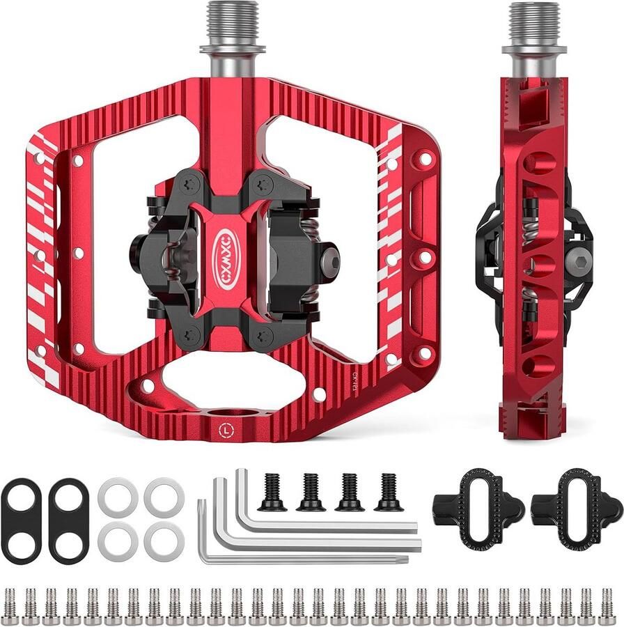 Fiets Pedalen Klik en Platform Pedalen met 3 Lagers Aluminium MTB Pedalen 9 16 Inch voor Racefiets Mountainbike Stadsfiets