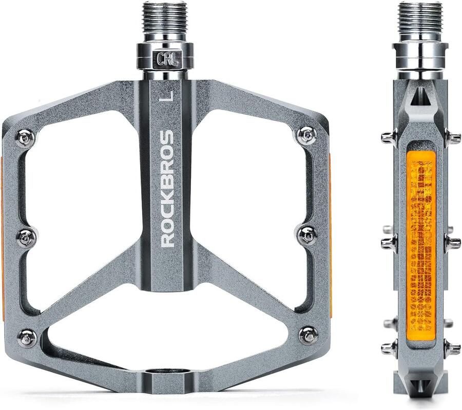 Fiets Pedalen met Reflectoren Antislip Aluminium Legering Pedalen voor MTB Racing Bike BMX en E-Bike