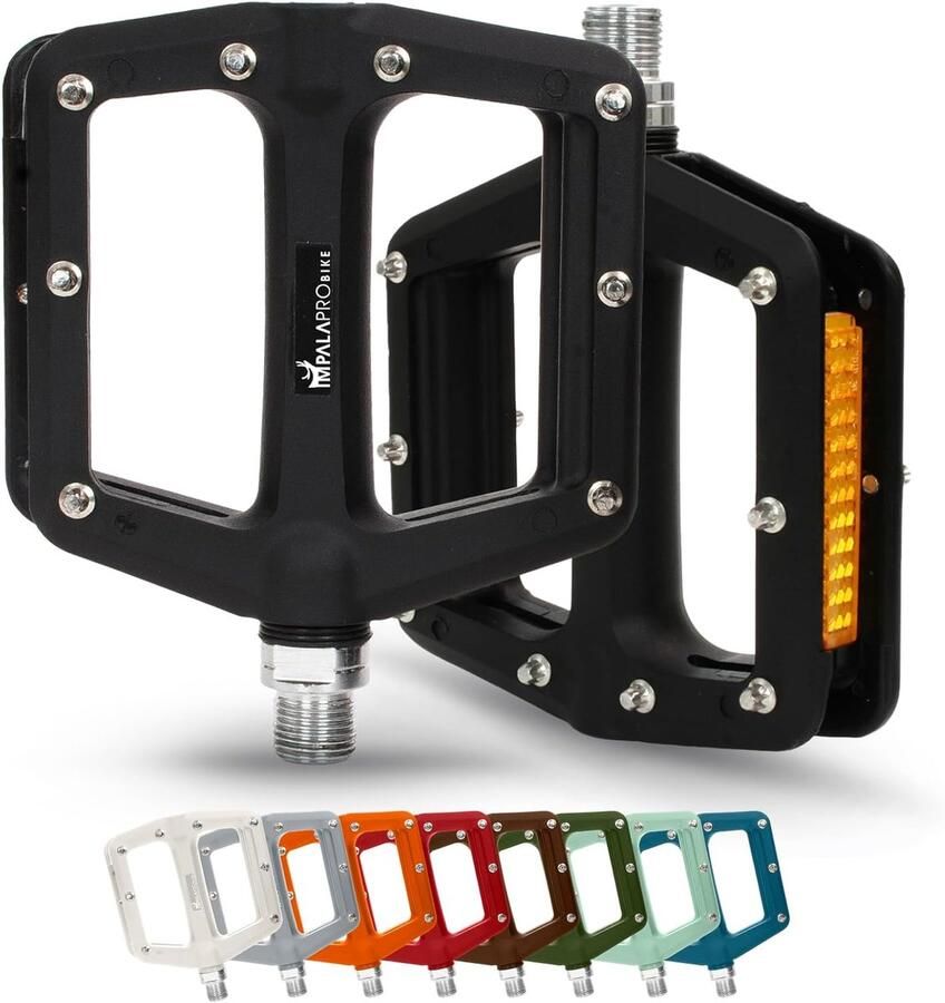 Fiets Pedalen met Reflectoren Nylon Platform Antislip Pedalen voor MTB Stad BMX E-Bike 9 16 Inch