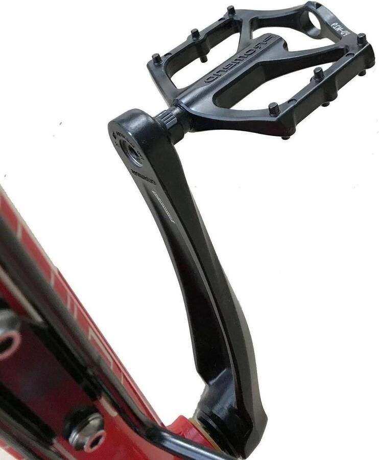 Fiets Pedalen Mountainbike Onderdelen Comfortabel Fietsen Lichtgewicht Aluminium 340g Per Paar Zwart