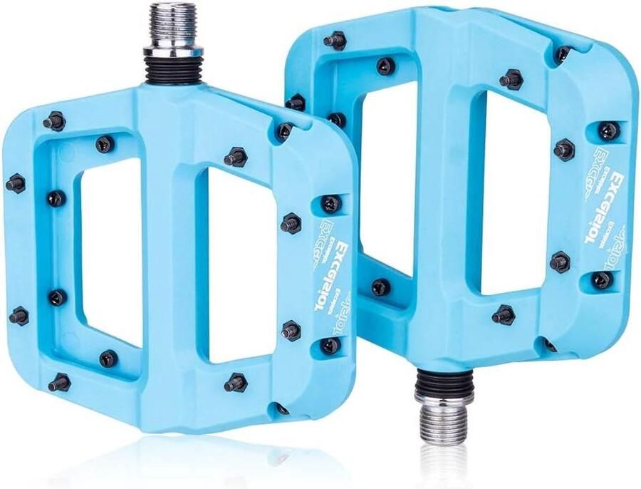 Fiets Pedalen MTB Pedalen Fietsen Onderdelen Antislip Nylon Fiber 9 16 Inch Blauw