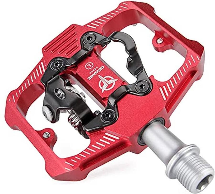Fiets pedalen MTB pedalen Fietsen Dubbelzijdig 9 16 inch Rood
