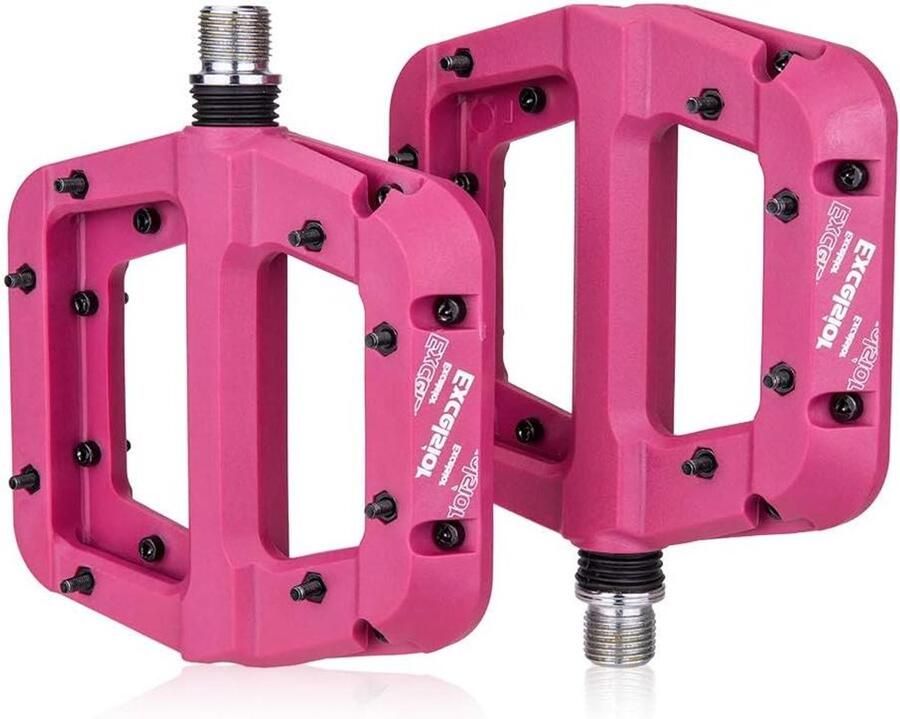 Fiets Pedalen MTB Pedalen Fietsen Onderdelen Aluminium Anti-slip 9 16 Inch Roze