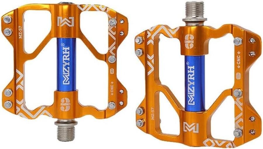 Fiets Pedalen MTB Pedalen Fietsen Onderdelen Antislip Ontwerp 1 Paar Geel