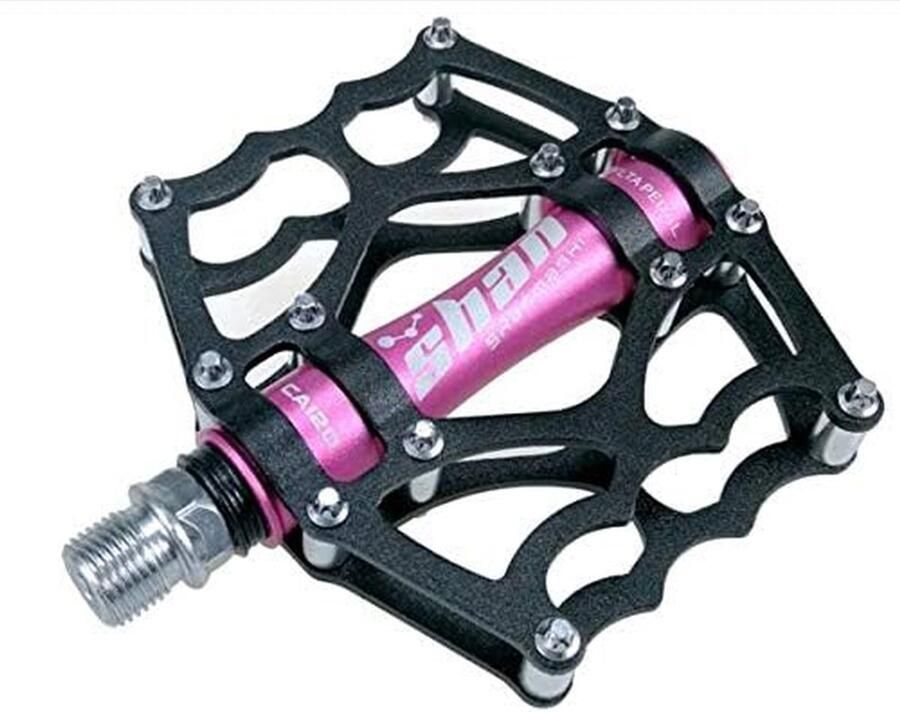 Fiets Pedalen MTB Pedalen Mountainbike Pedalen Fietsen Hol Ontwerp Universele Schroefdraad Roze